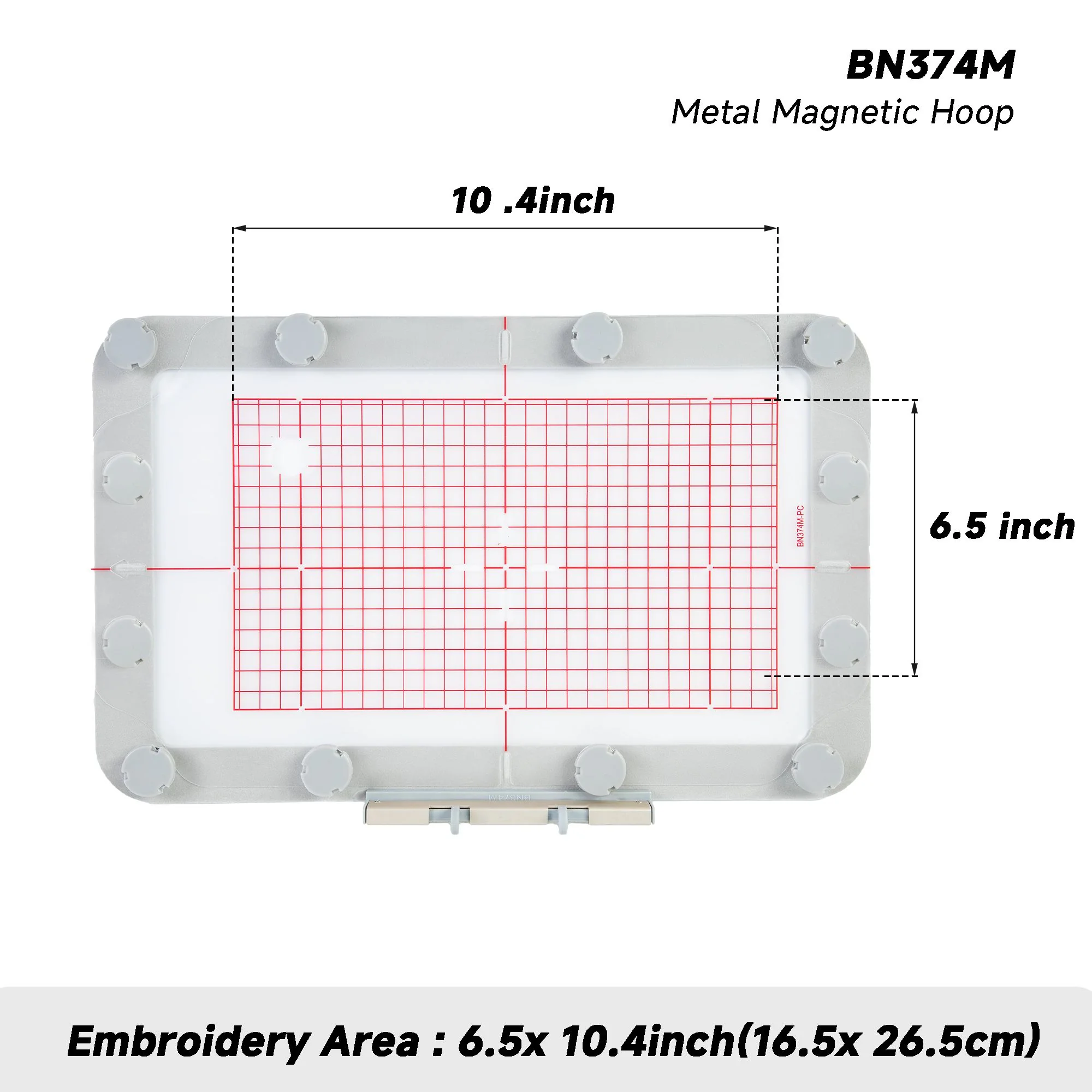 Metal Magnetic Hoop for Home Embroidery Machine